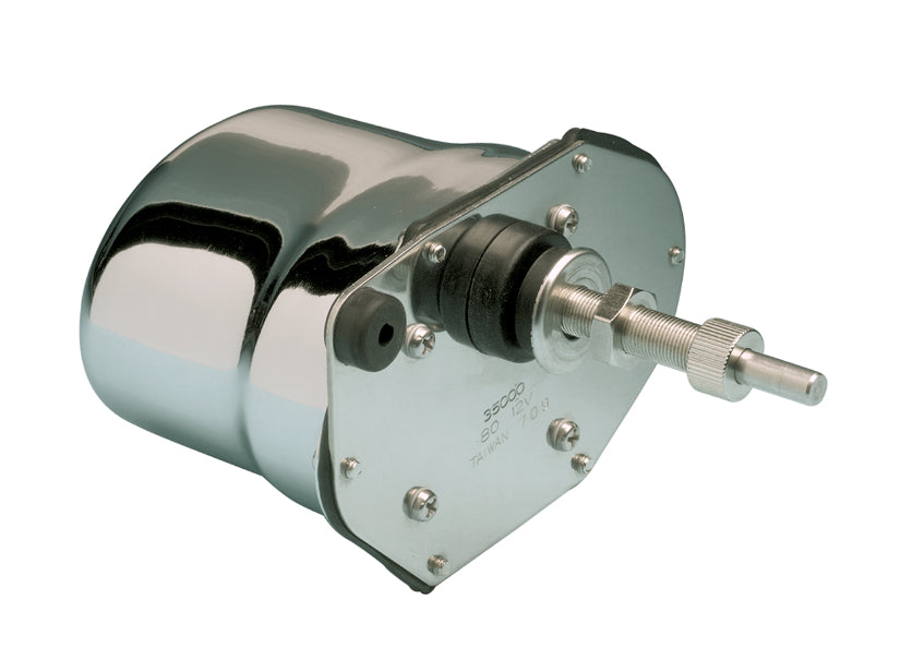 Boat Wiper Motor, Standard WMW (Water-Resistant), 12 volt, 2-1/2" Shaft