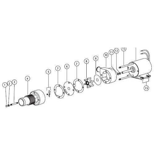 Jabsco, Macerator Small Wear plate - 18590 & 18690 Series