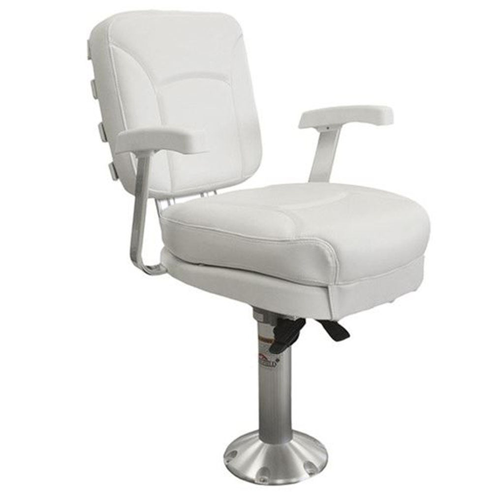 Springfield Ladder Back Chair Package, Fixed Height, Off White