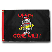 Taylor Made Flag, Pirate Wench Gone Wild, Nylon, 12" x 18"