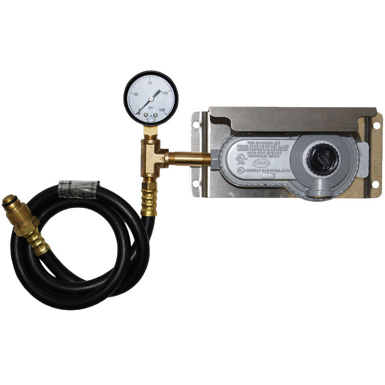 Regulator, 2 Stage with Gauge, Mounting Bracket & 3ft Hose
