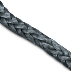 Dymax, 600' Spool Length, 3/16" Diameter, 12-Strand, Gray 3700 Tensile