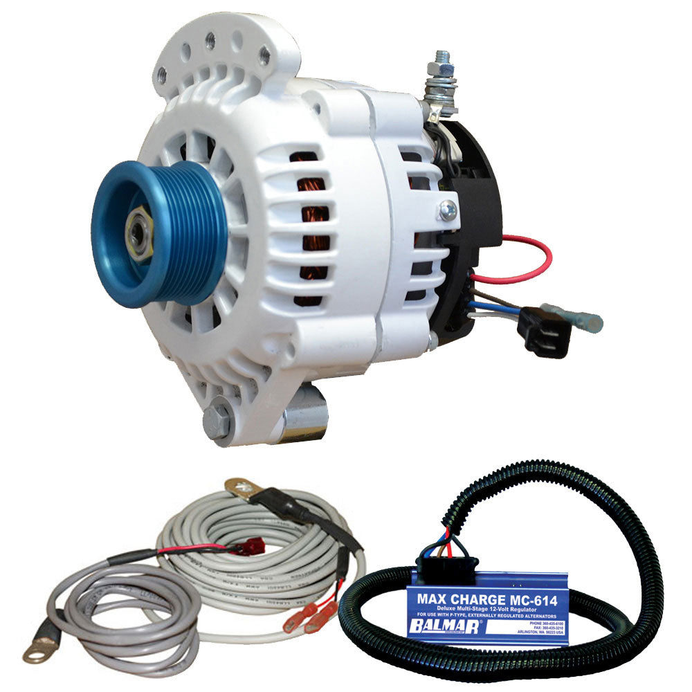 621-Series Alt/Reg Kit, 24 Volt, 70 Amp, Single Foot, J10 Pulley, MC Regulator