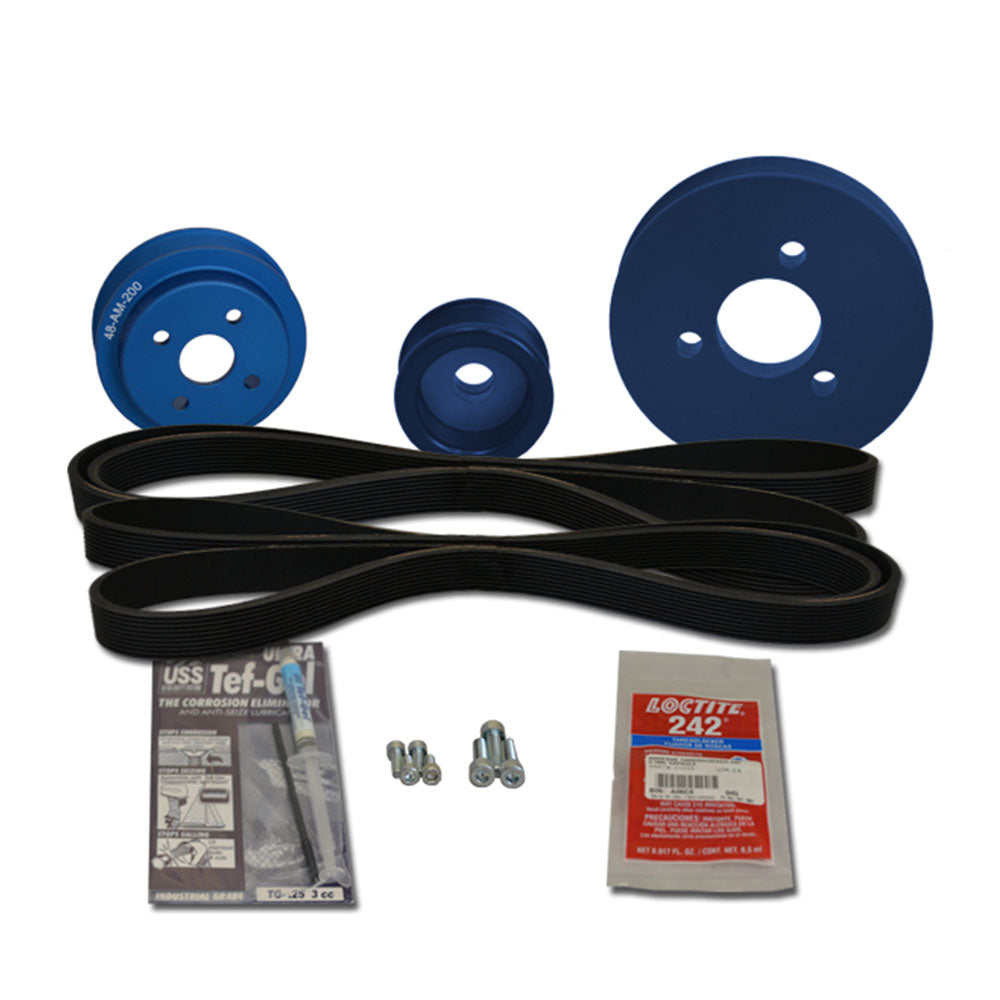 Serpentine Alternator Pulley for Vetus M4.17