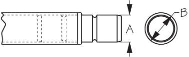 Sea-Dog Tube Connector for 7/8" O.D. Rail Tube, Black