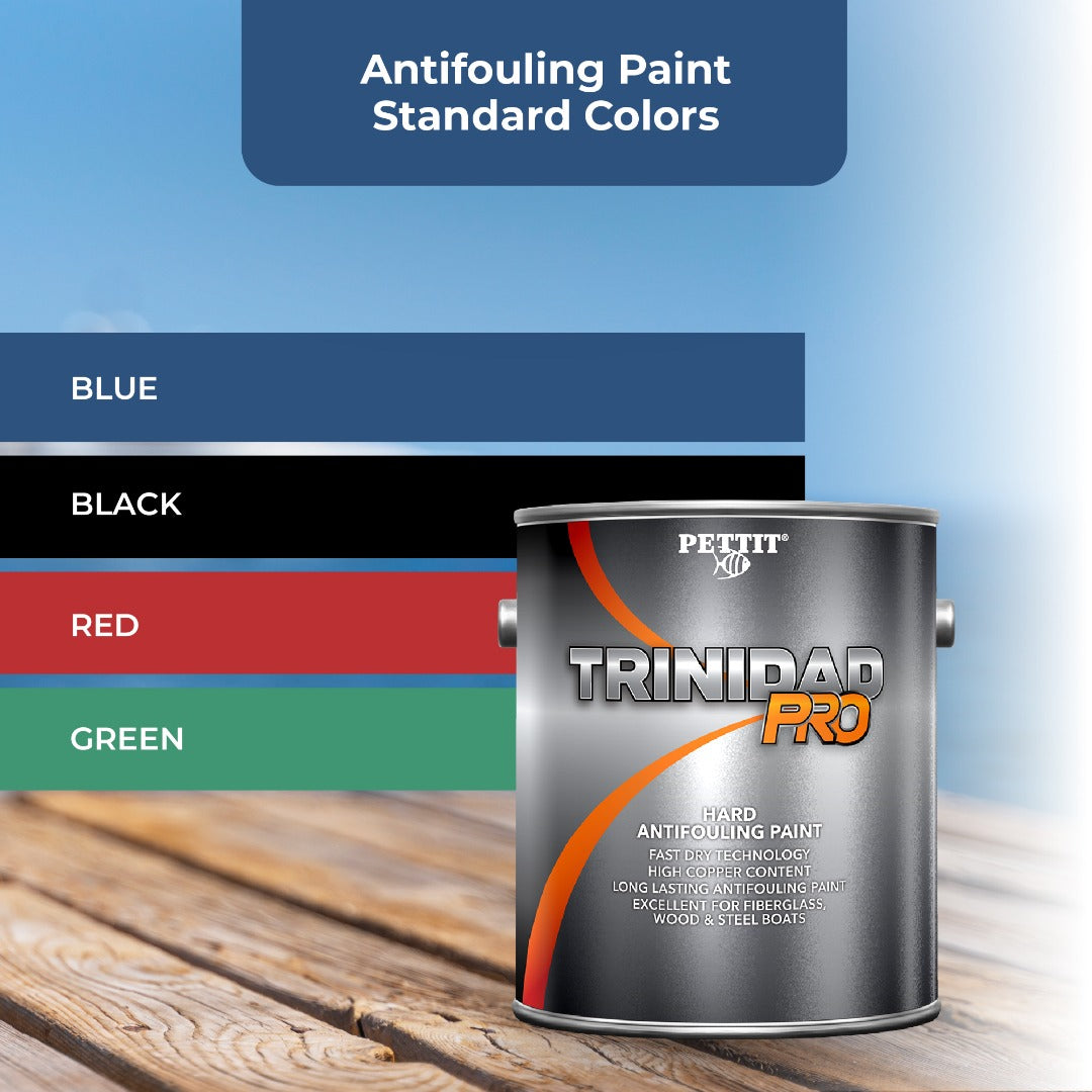 Pettit Trinidad Pro High Copper, Dual Biocide Extremely Effective Hard Antifouling Paint
