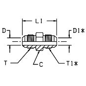 Union, 1-1/4 x 1 5/8-12