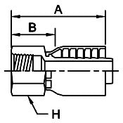 Female NPTF Pipe - Rigid Straight, 3/8x18 - 3/8