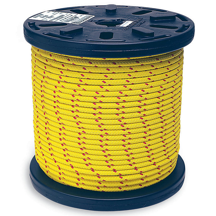 Samson Rope, MFP Floatline, Yellow w/Red Tracer, 1/2", 600'