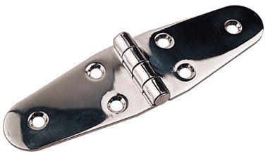 Stainless Steel Round Side Hinge 5-3/8X1-1/2