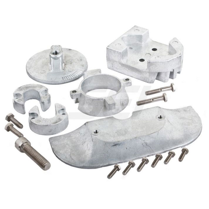 Zinc Anode Kit, Gen II Sterndrives (1991-Present), Flat Style<br>