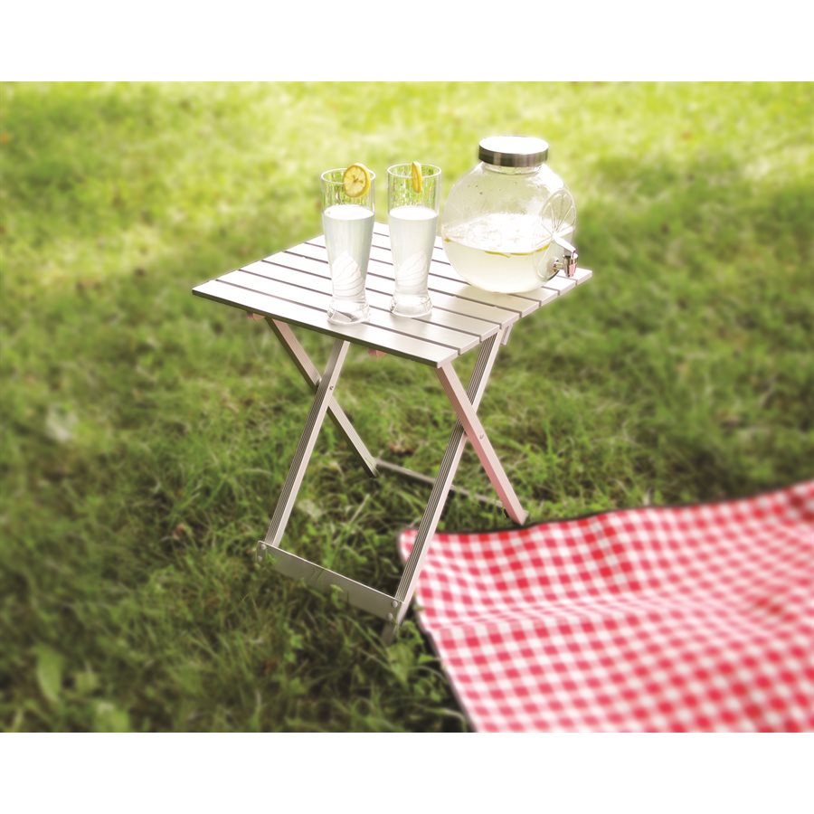 Fold-Away Aluminum Table - Large Side