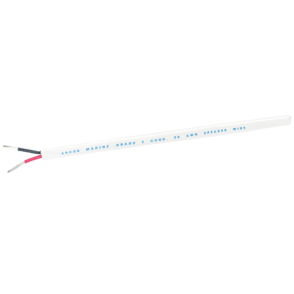 White Signal Wire (Cable), AWG 20/2 x 1' Ancor Marine Grade