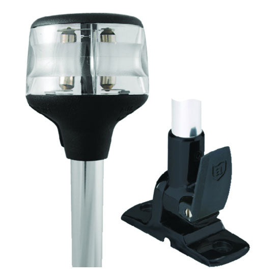 Stern Anchor Light, 3-Mile, 20" High, Horizontal Mount w/Rail Adapter