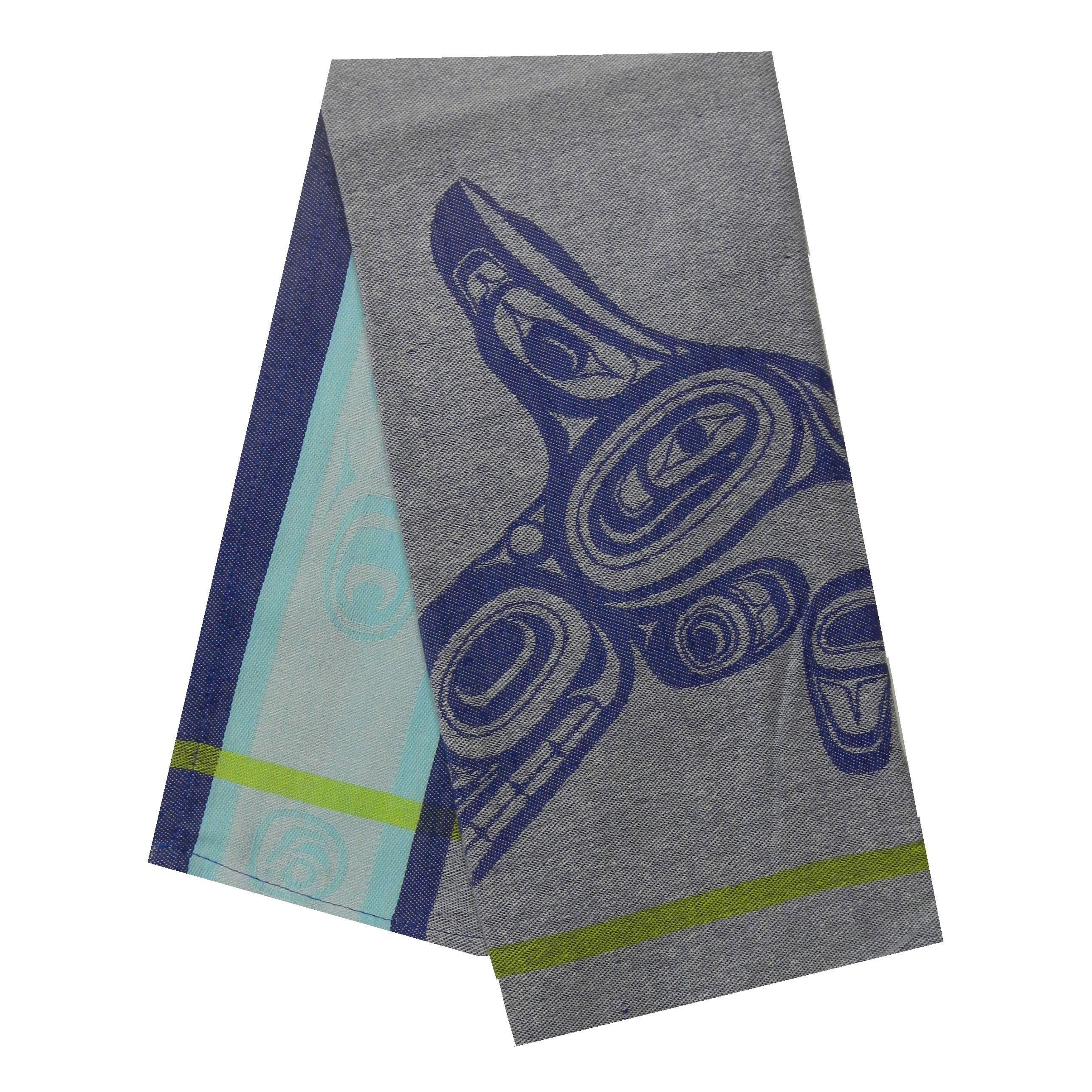 Native Northwest Tea Towel, Whale
