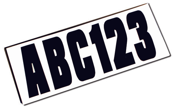 Attwood Boat Registration Letter and Number Kit