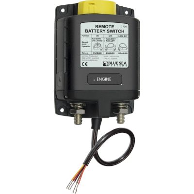 Blue Sea Systems, ML-Series Heavy Duty Remote Battery Switch, 12 - 24 Volt, 500 Amp