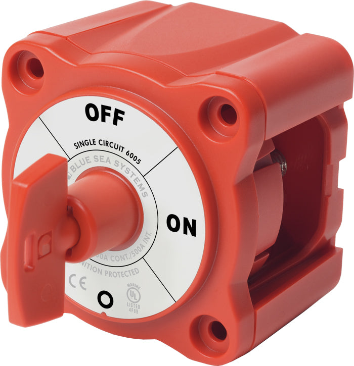 Blue Sea Systems, m-Series, Battery Switch, Single Circuit, On - Off, w/ Key