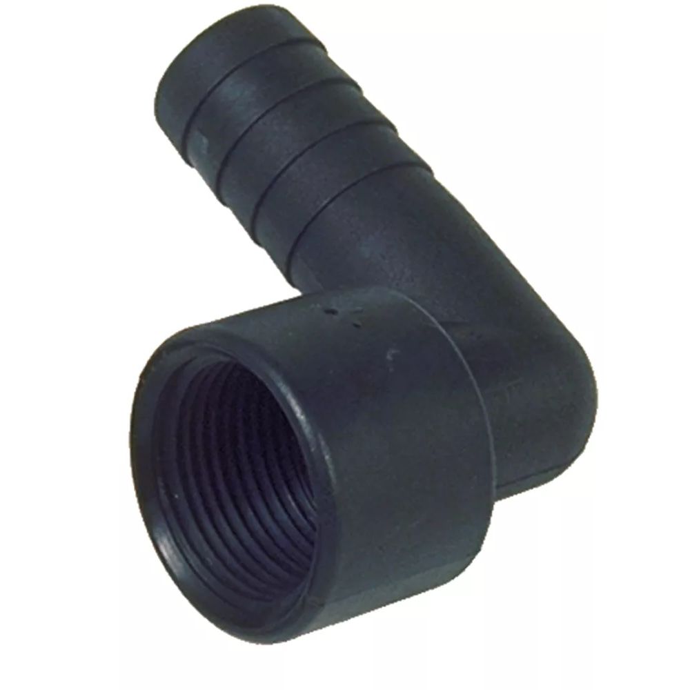 Forespar HECF Marelon Elbows Female NPT to Hose Barb, 90 Deg.