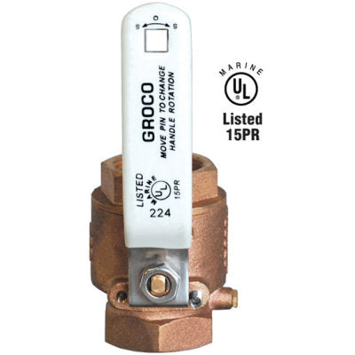 Groco Bronze Ball Valve, IBV Series
