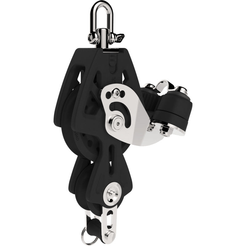 Lewmar, Synchro Blocks, Single - Fiddle, Becket & Cam Cleat