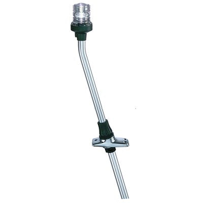 Perko, All-Round White, 360&deg Pole Light, Telescoping with Bent Pole