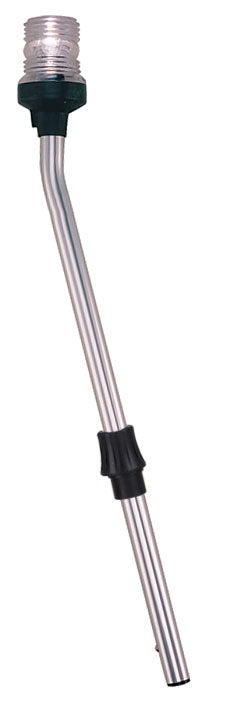 Perko, White All-Round, 360&deg Pole Light & Base Combination, Plug-In
