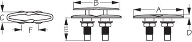 Sea-Dog Pull-up Cleat