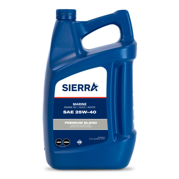 Sierra, Oil 25W40 Engine Oil, Replaces Mercruiser and OMC
