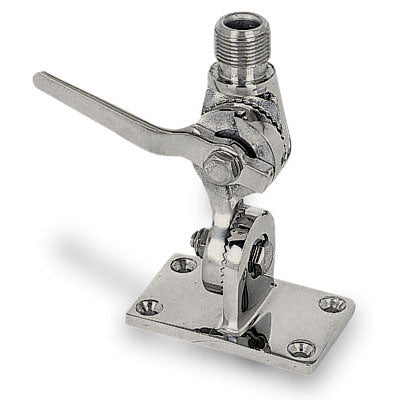 Shakespeare, Rachet Antenna Mount, w/ Handle, Stainless Steel