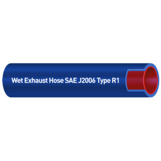 Shields 202 Series, Nautiflex Silicone Exhaust Hose - Blue, 3' Length, Various Diameters