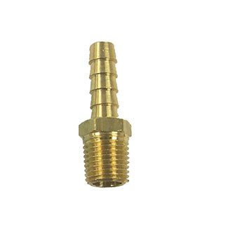 Shields Series 500, Brass Hose Barbs, Male Hose Barb x Male NPT