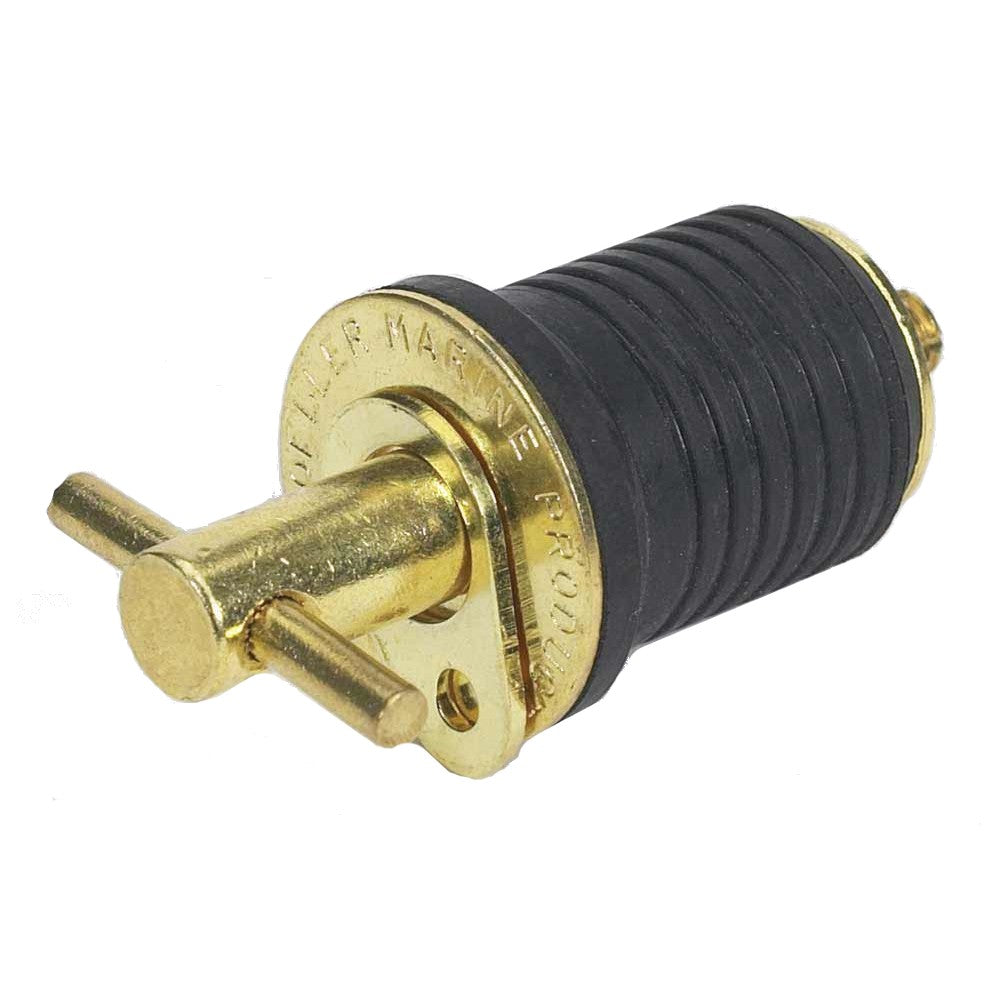 Moller, Turn-Tite Drain Plugs, Brass, 1"