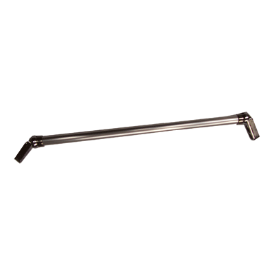 Boat Windshield Support Bars - Aluminum Tubing w/ Chrome Plated Zamak Fittings