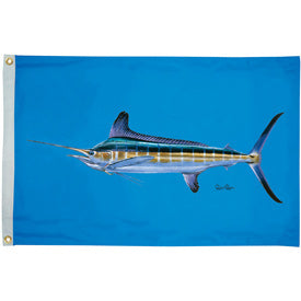 Taylor Made Flag, 210D Nylon, Carey Chen White Marlin