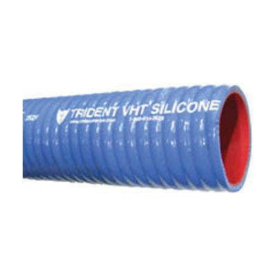 Trident, 252V Corrugated Wet Exhaust Marine Hose, Blue, 12'