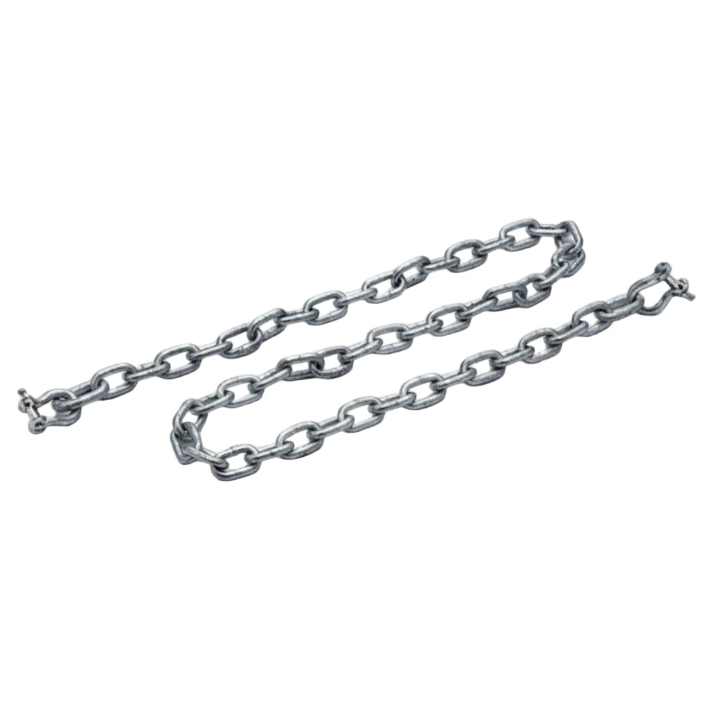 Anchor Chain,ISO Grade 43 High Test,HDP (Hot-Dipped Galvanized,1/4",3/16",5/16" Link Size(s),4' or 5' Lengths by SeaChoice
