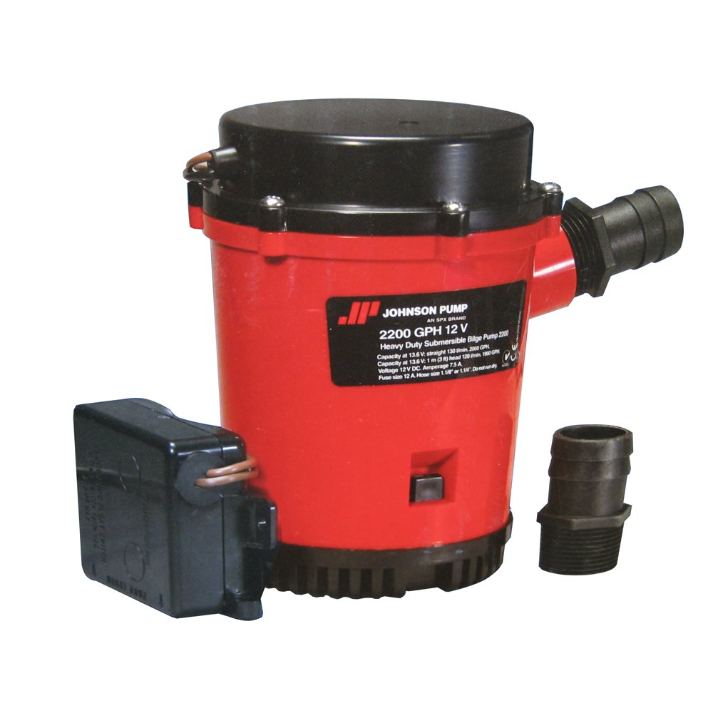 Johnson Pump, Heavy Duty Ultima Combo Bilge Pump w/ Float Switch