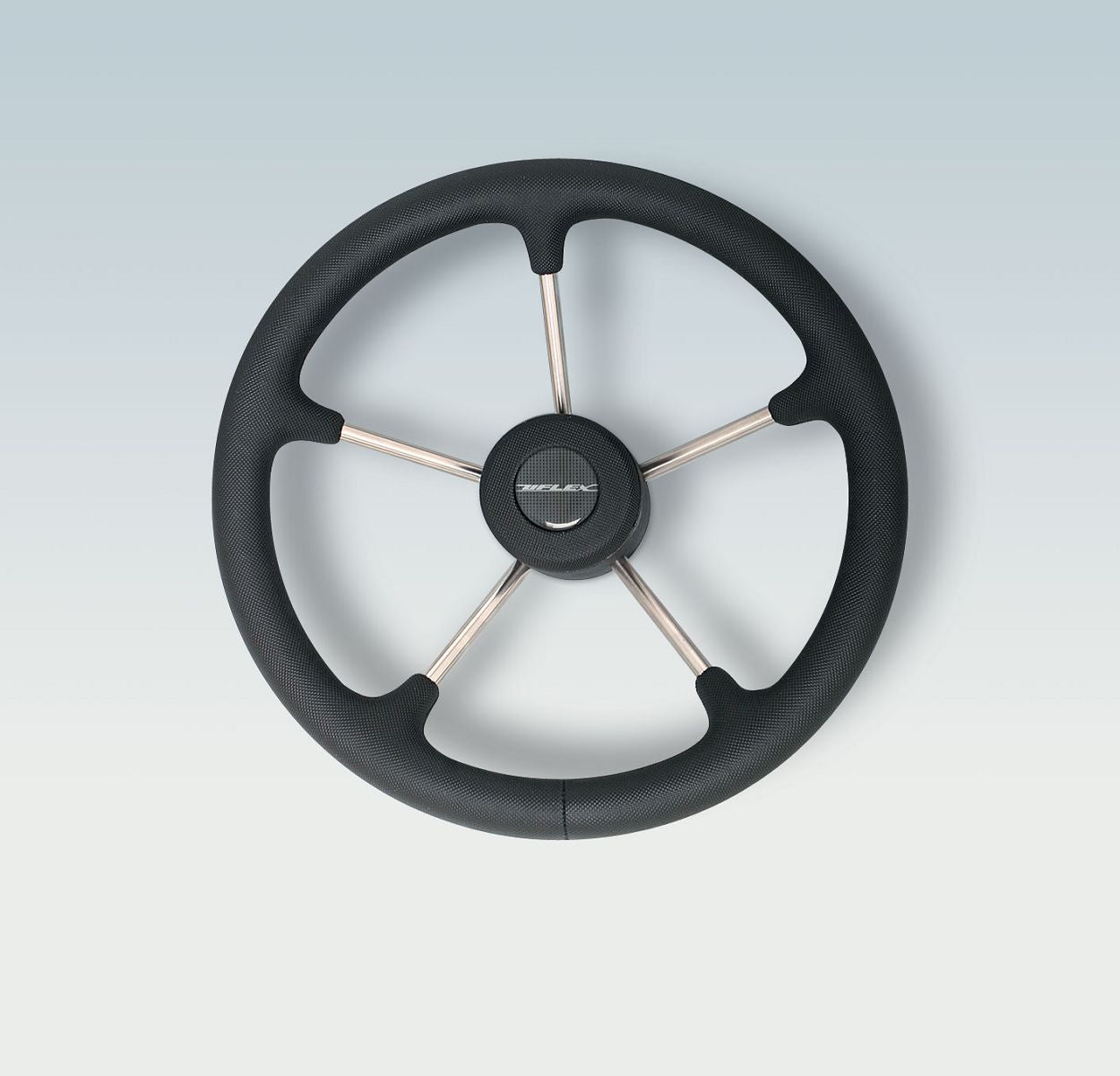Uflex Non-Magnetic Destroyer Stainless Steel 5 Spoke Steering Wheel, V70