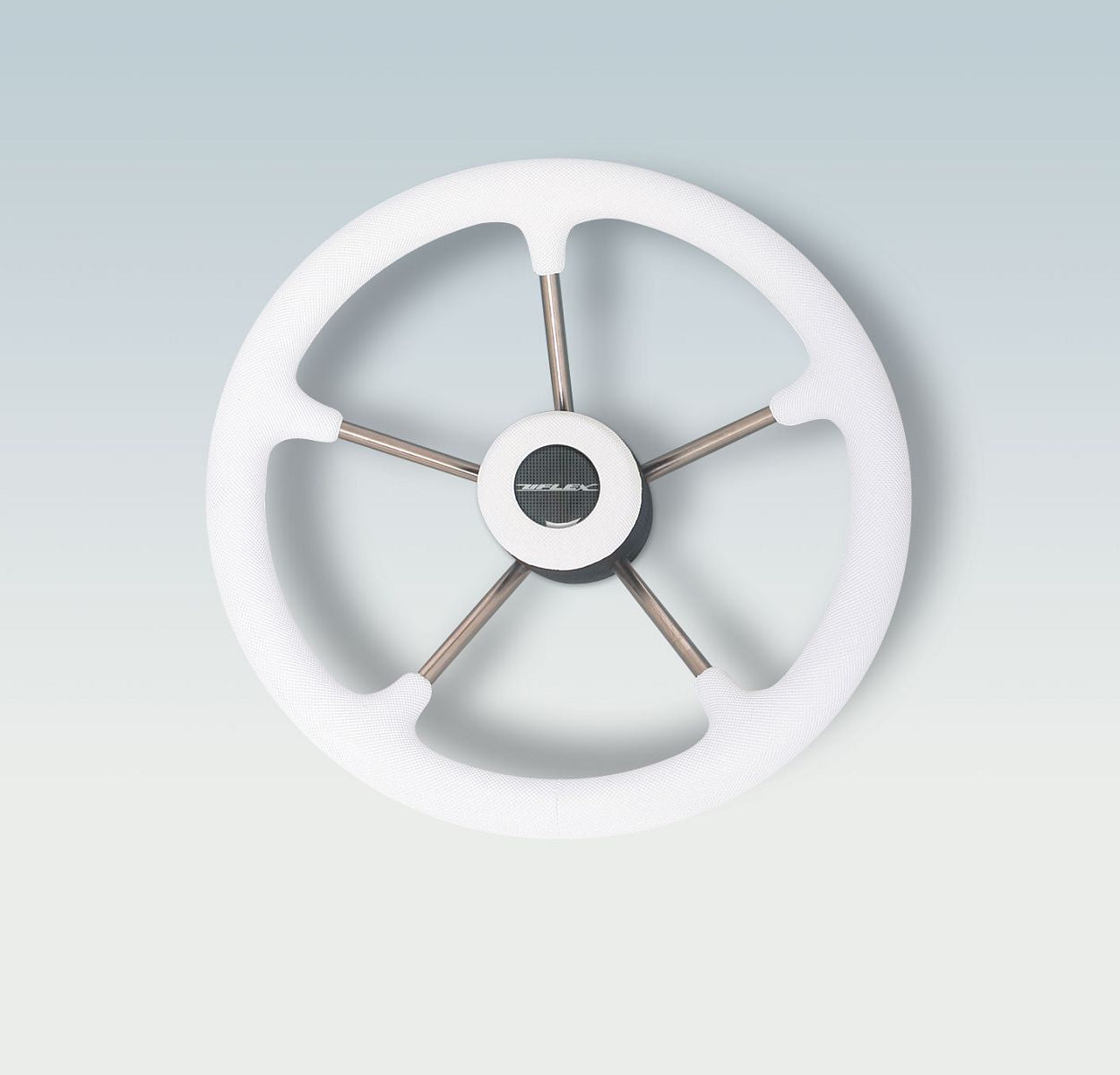 Uflex Non-Magnetic Destroyer Stainless Steel 5 Spoke Steering Wheel, V70