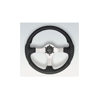 Uflex Power Boat Steering Wheel, Nisida, Black Grip