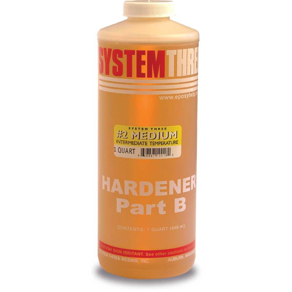 System Three Resins, Hardeners, #1 Fast, #2 Medium, and #3 Slow