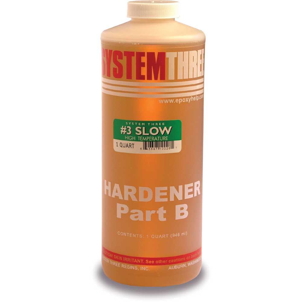 System Three Resins, Hardeners, #1 Fast, #2 Medium, and #3 Slow