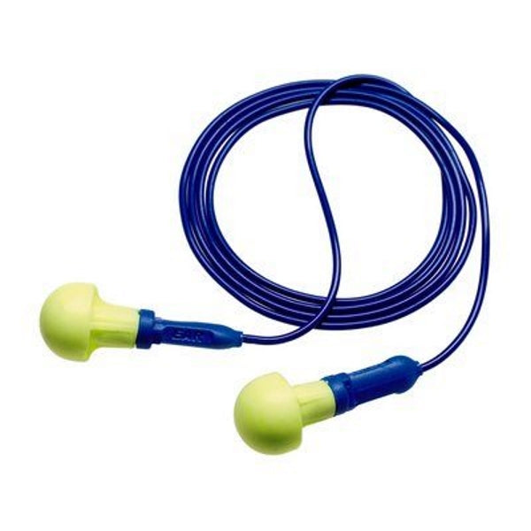 E-A-R Push Ins Earplugs, Metal Detectable, Corded 3M, 318-3000