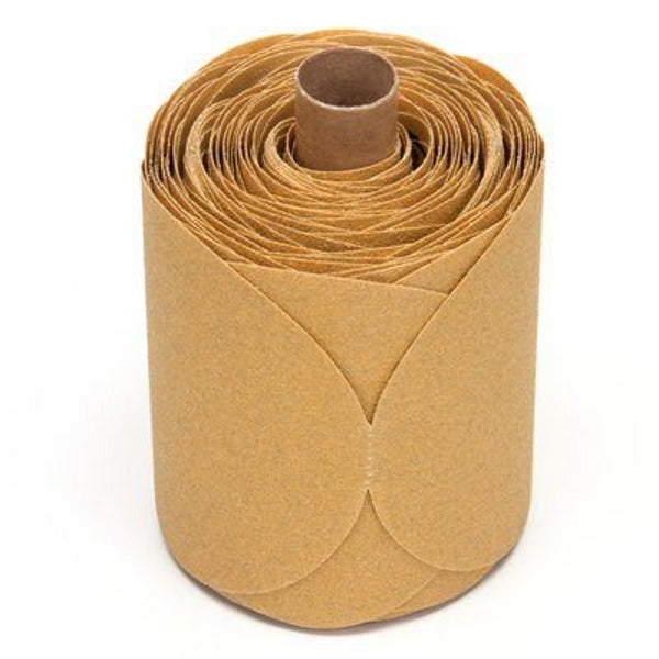 Paper Disc Rolls, 3M, 216U, Stikit, Gold 5" - 6"
