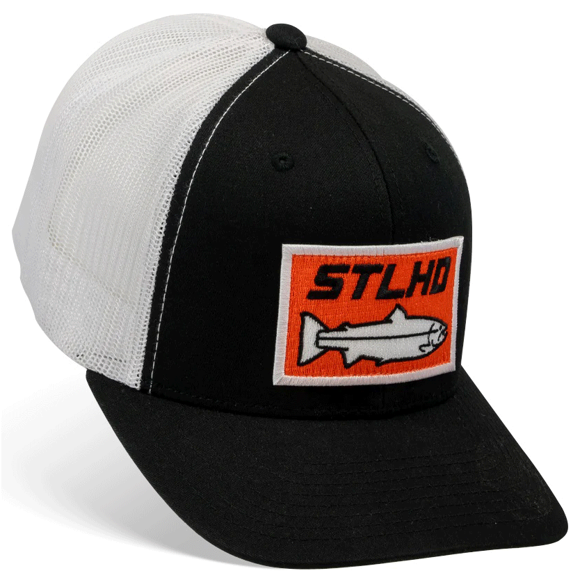 STLHD Black and White Standard Trucker Hat