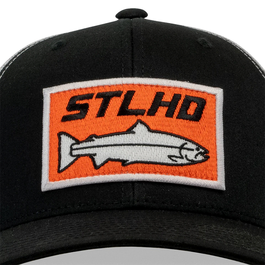 STLHD Black and White Standard Trucker Hat