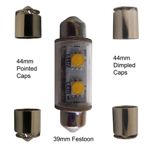 Feststoon Star Bulb, 36-44 mm, 12 V, White