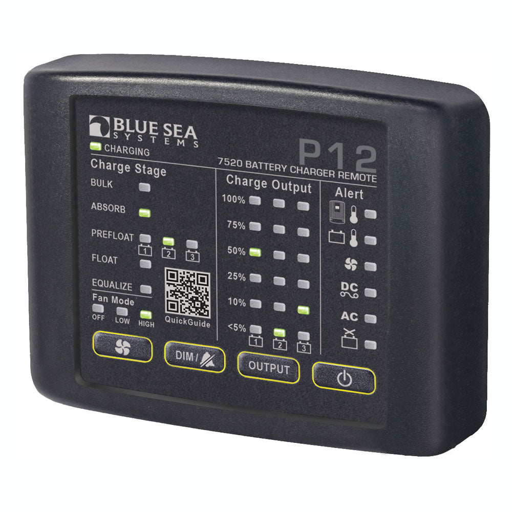 P12 Battery Charger LED Remote