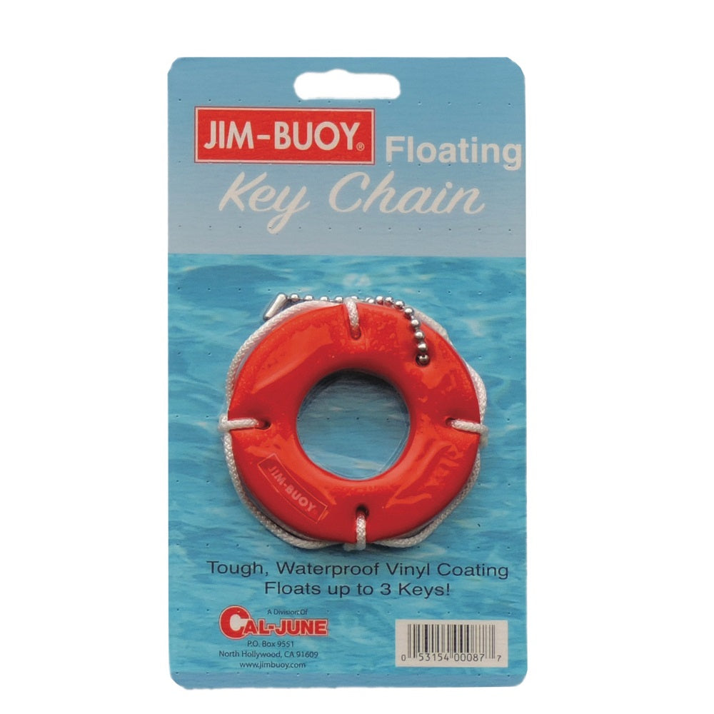 Jim Buoy Orange Life Ring Key Chain